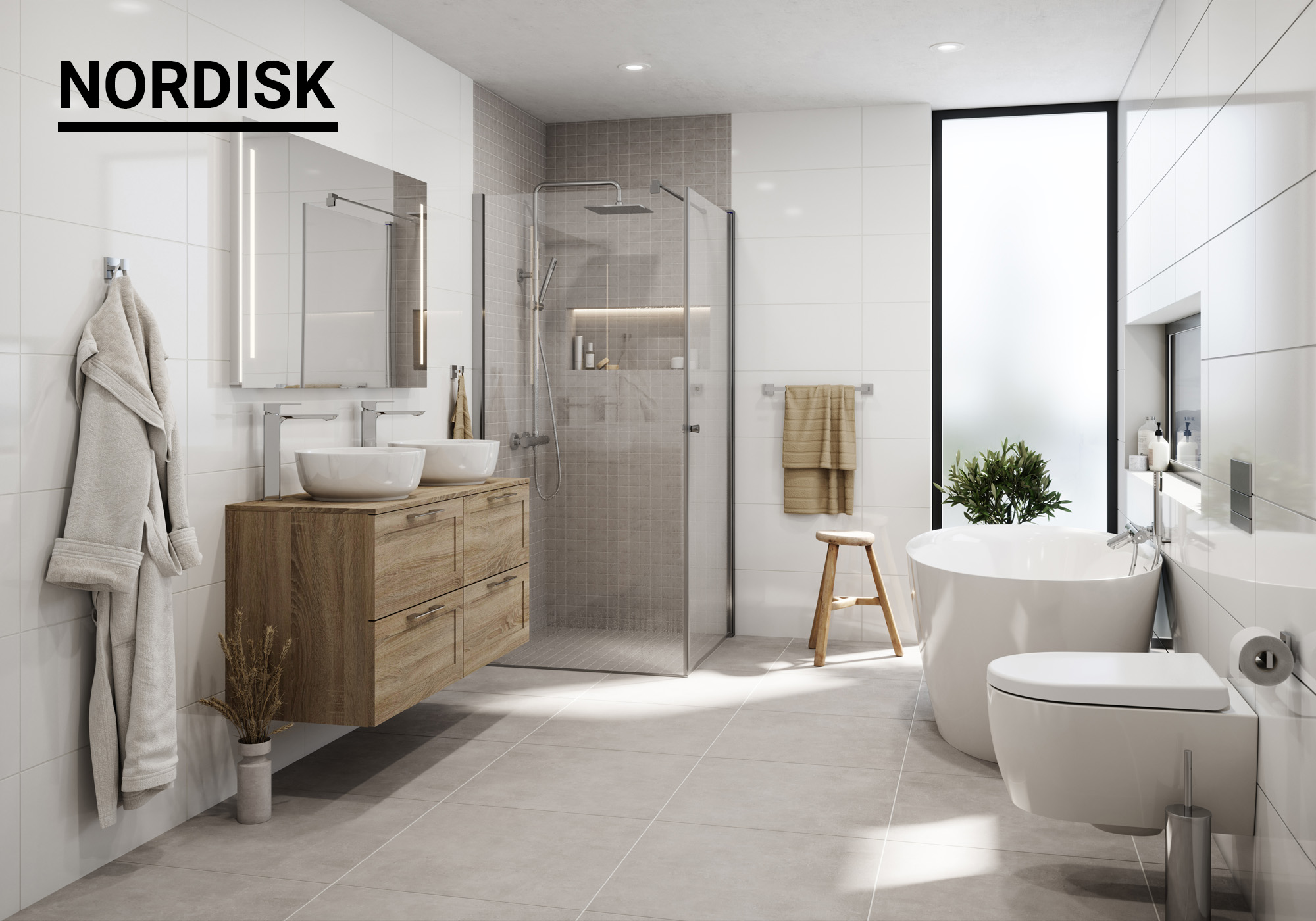 Nordisk baderom fra vikingbad